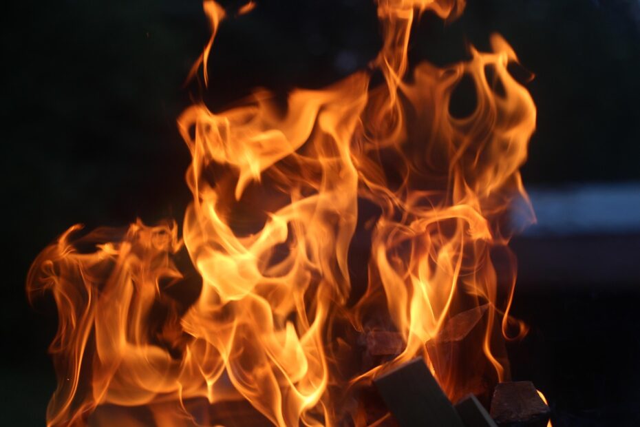 Bild mit Feuer, Polykarp, Martyrium